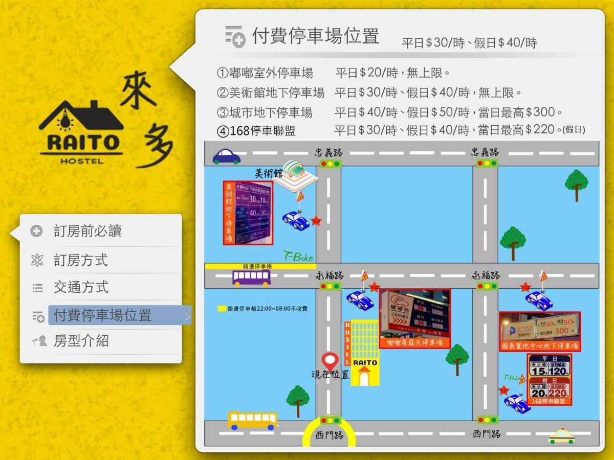 Raito Hostel來多旅宿台南民宿 Exterior foto